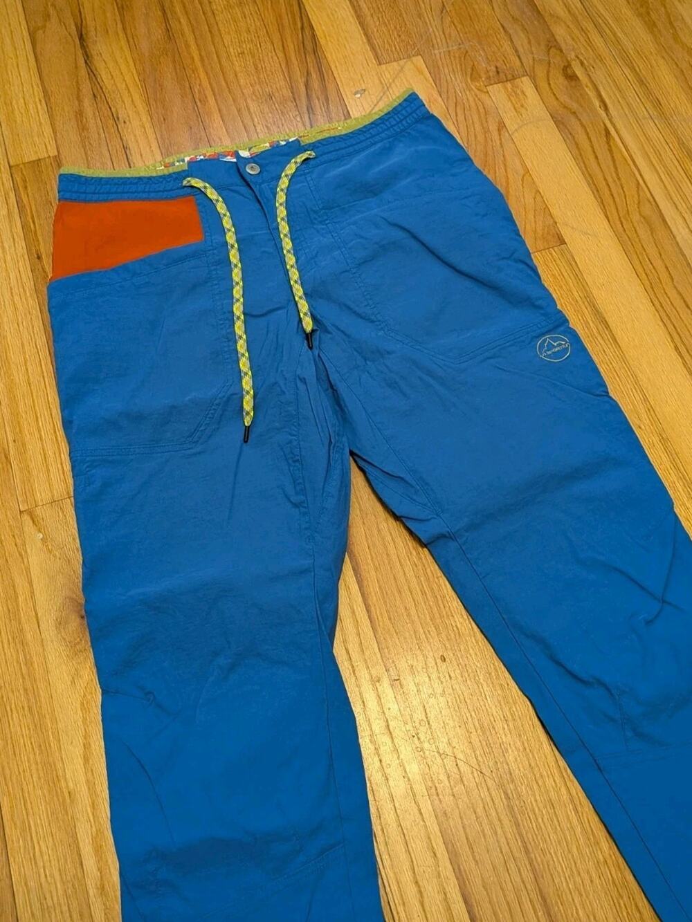 La Sportiva Talus Pant M Men's Large Blue Climbing Hiking Outdoor Pants EU XL